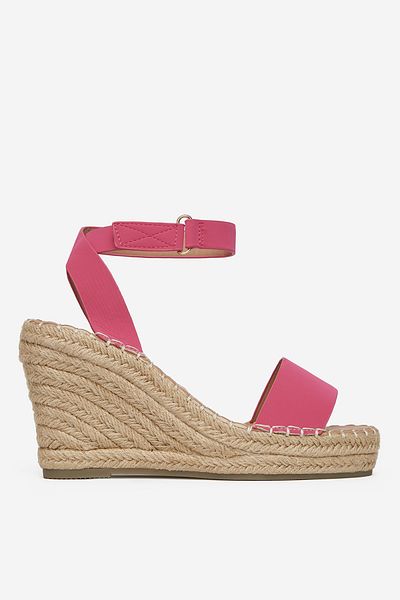 DeeZee Women's low sandals pink wedge 36
