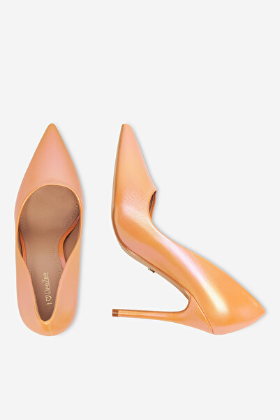 DeeZee Women's Pumps on a stiletto low orange stiletto 39