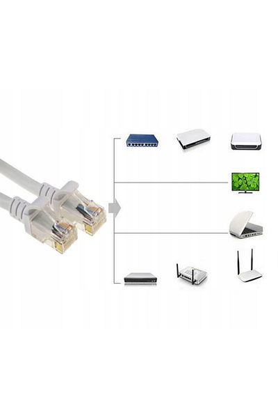 OEM Cablu de rețea, LAN, mufă, conector RJ45 30 m
