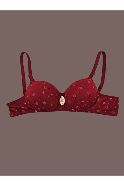 Tektaş Floral Patterned Bra