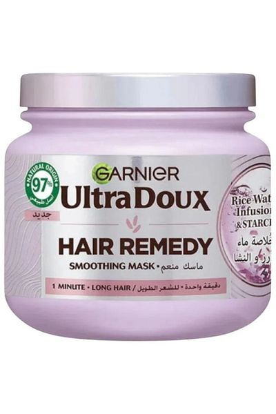 Garnier Garnier Ultra Doux Hydrating Rice Water & Starch Treatment Mask, 340 ml