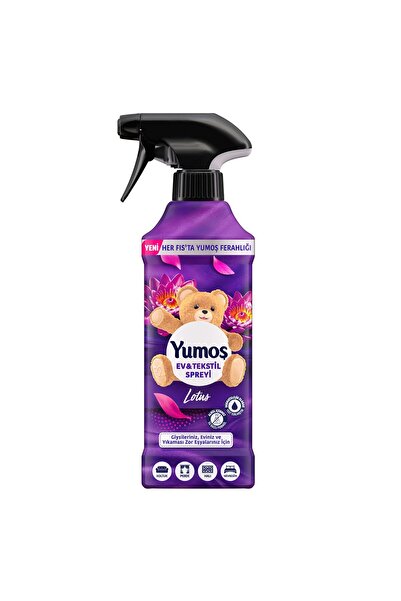 Yumoş Yumoş Ev ve Tekstil Spreyi Lotus Yıkanması Zor Eşyalar İçin 450 Ml