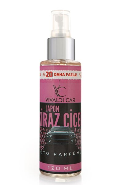 Vivaldi Car Japon Kiraz Çiçeği Araba Araç Oto Kokusu Sprey 100 ml