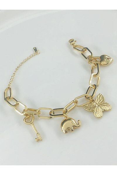 DS DİAMONDSHOP Steel Bracelet Charm Model Byçlk-202506127