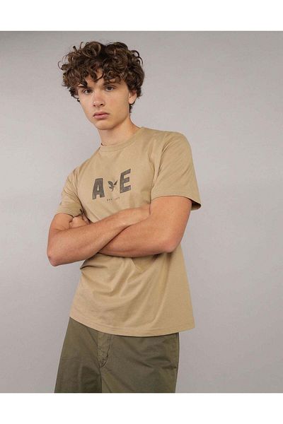 AMERICAN EAGLE AE Logo Graphic T-Shirt