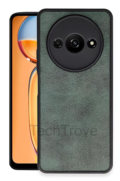 TechTrove Xiaomi Redmi A3 4G Kılıf Premium Deri Dokulu Ekstra Darbe Korumalı ...