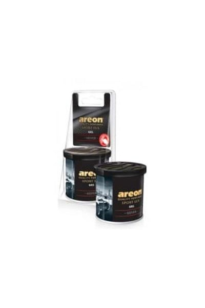 Areon Car Air Freshener Gel Can Sport Lux Silver