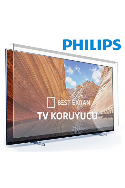 Bestekran Philips 55" Inç 140 Ekran Tv Ekran Koruyucu | Ambilight Oled Qled S...