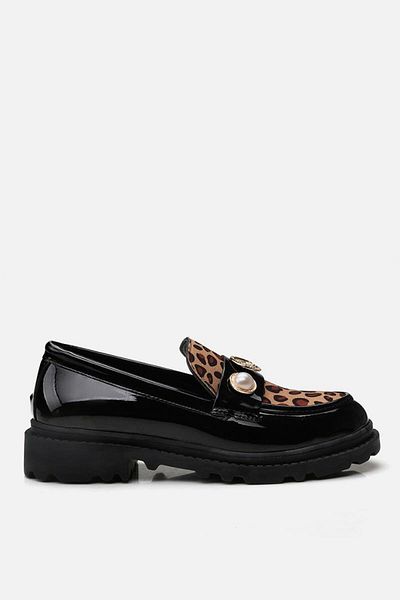 Yaya by Hotiç Leopard Γυναικείο Loafer