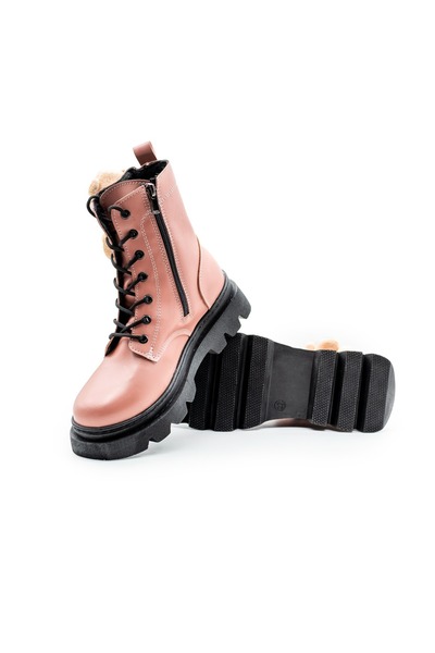 İnciAkfırat şık rahat günlük yanda ayıcık detaylı bagcıklı kısa bot