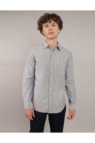 AMERICAN EAGLE AE Everyday Oxford Button-Up Shirt