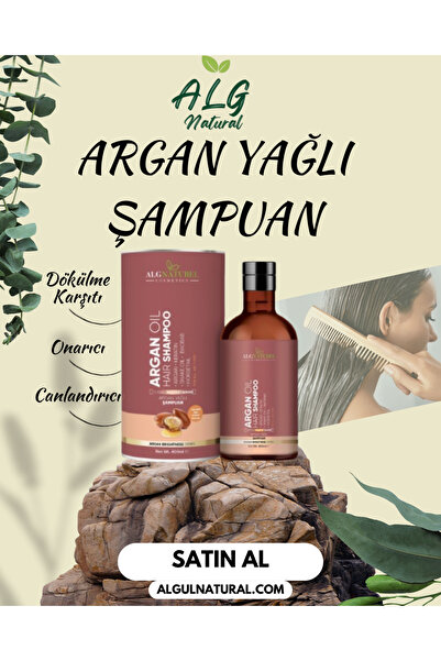Alg Natural Argan Yağlı Şampuan