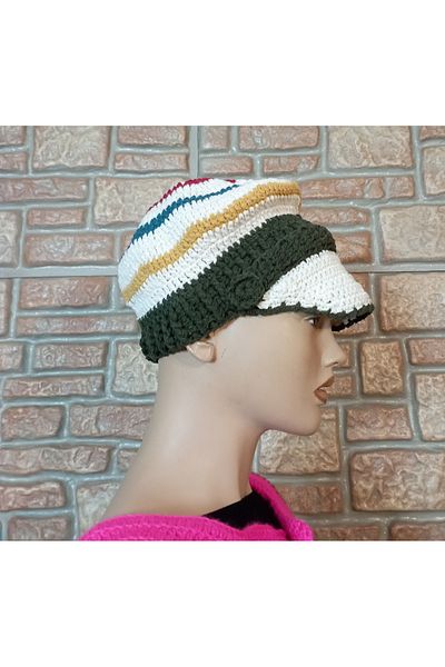 El örgüsü Ydr Design Hand Knitted Summer Hat