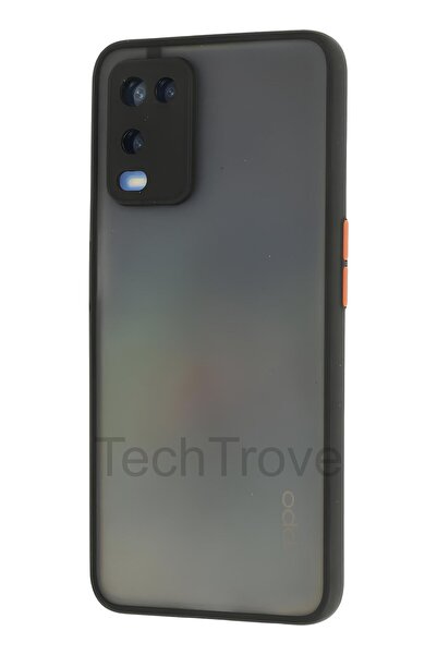 TechTrove Oppo A54 4G Kılıf Darbe ve Kamera Korumalı Lüks Mat Silikon Kapak