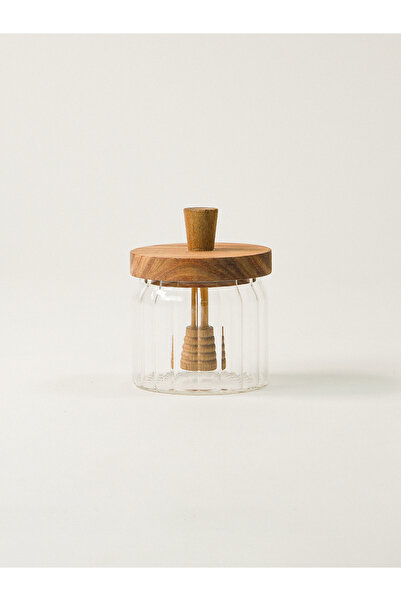 Minihol Mira Acacia Glass Honey Jar