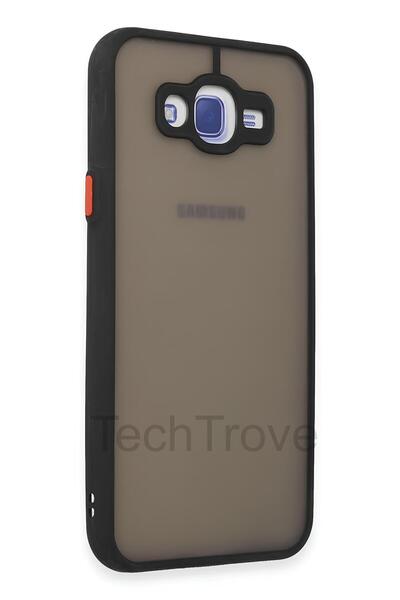 TechTrove Samsung Galaxy J7 Kılıf Darbe ve Kamera Korumalı Lüks Mat Silikon K...