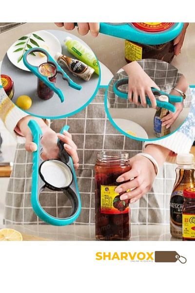 Sharvox Jar and Bottle Opener – Practical and Easy to Use Opener, Kitchen Helper