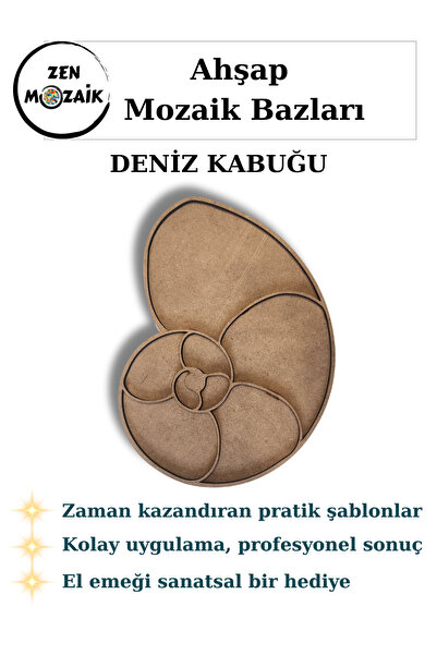 Zen Mozaik Kolay Mozaik Yapım Bazı | Boyama ve Mozaik Yapımına Uygun Hazır Şa...