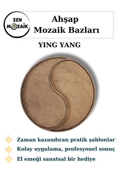 Zen Mozaik Kolay Mozaik Yapım Bazı | Boyama ve Mozaik Yapımına Uygun Hazır Şa...