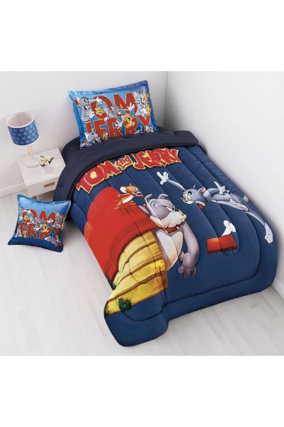 Lajivert 4-Piece Microfiber Print Baby Comforter Set