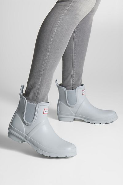 Hunter woman galoshes 5905588651406 Gray