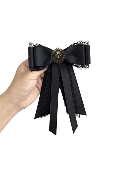 LO ADORO Cravată pentru femei Arslan Detail Accesoriu pentru guler pentru femei Papion pentru femei Cravată din satin Cravată din catifea