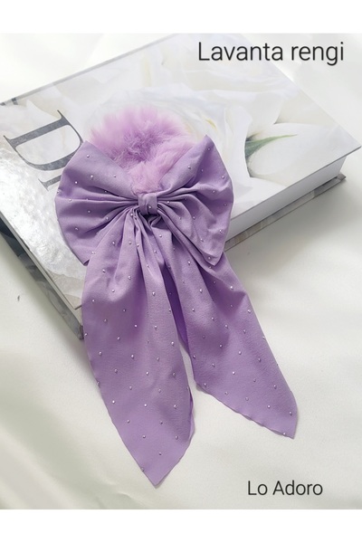 LO ADORO Кам'яний бантик-шпилька Плюшева гумова шпилька Бантик-шпилька Аксесу...