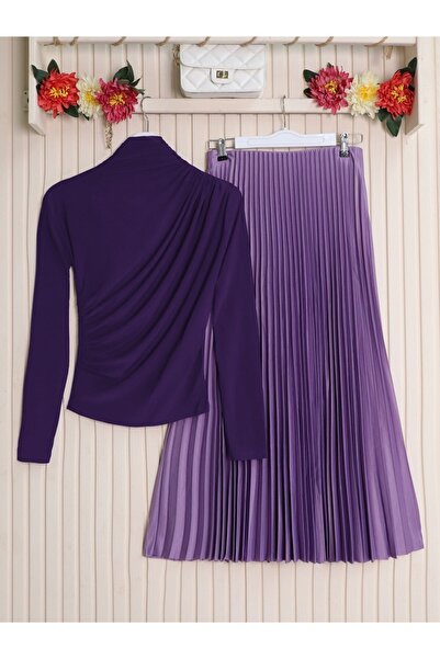 bergibo Αμμώδης μπλούζα με μισό λαιμό