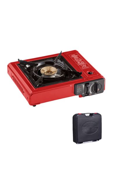 ROYAL ROSE Portable gas stove for trips and camping, works with household gas cylinders and small gas cans