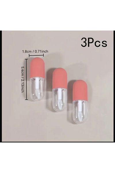 DennisEylul Travel Type Mini Foundation Capsule 3 Pieces Plastic