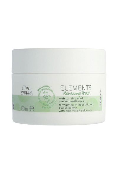 Wella Professionals Elements Erneuernde Feuchtigkeitsmaske Ohne Silikone, Alle Haartypen, Wella Professionals 150 ml