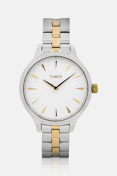 Timex Women Tw2v06500 Stainless Watch 36 Mm, Silver