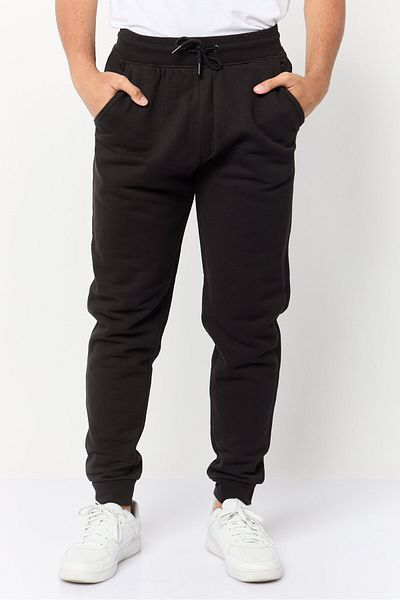 CELIO Men Regular Fit Solid Jogger Pants, Black