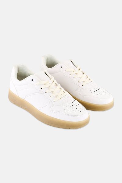 RBX Men Leather Lace Up Casual Shoes, White