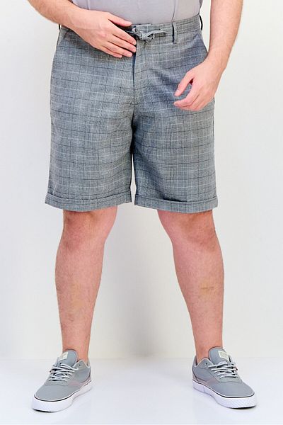 CELIO Men Plaid Basic Shorts, Multicolor