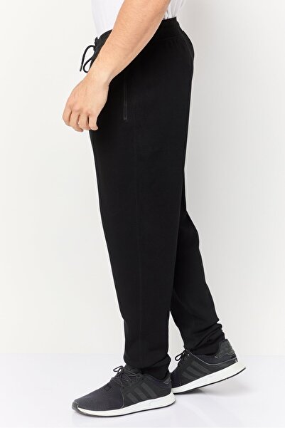 CELIO Men Regular Fit Textured SweatPants, Black