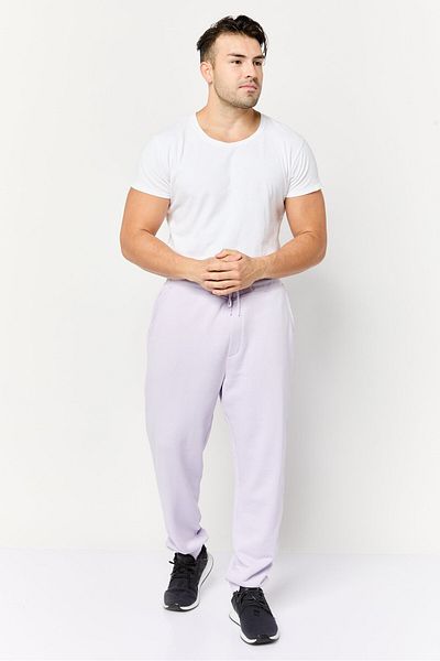 CELIO Men Regular Fit Solid Sweatpants, Lilac