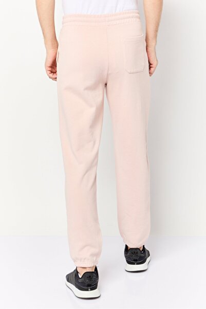 CELIO Men Oversize Fit Solid Drawstring Jogger Pants, Pink