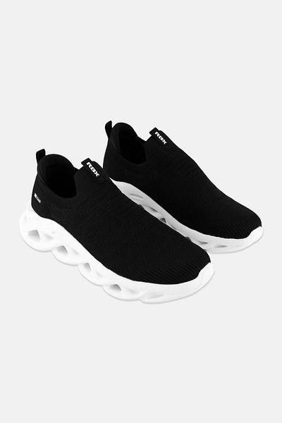 RBX Women Brand Logo Slip On Hiking Shoes, Black