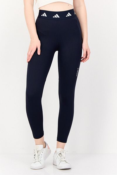 adidas Women Tight Fit Hight Rise Training Leggings, Dark Navy