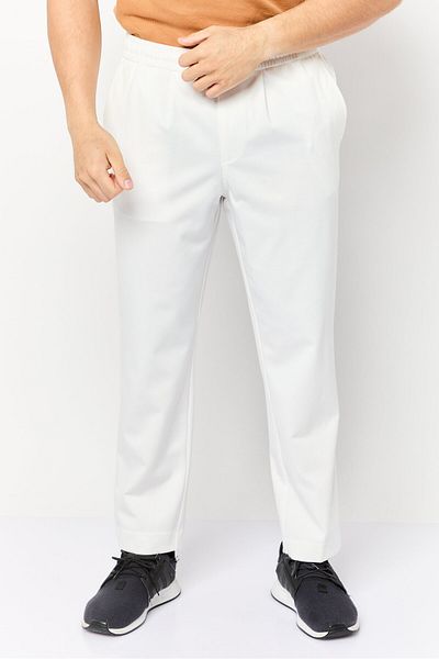 CELIO Men Regular Fit Plain Sweatpants, White