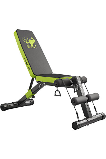 Rovyfota مقعد وزن قابل للتعديل لتمرين كامل الجسم متعدد الأغراض قابل للطي ومائل ومنحدر