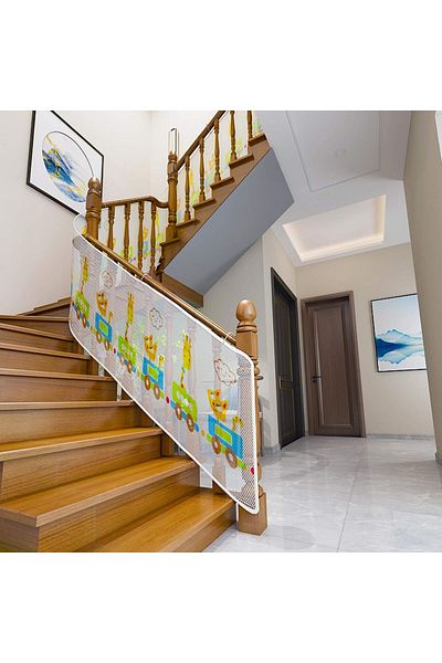 Yelajoy Childproof Fence, Safety Rope Net, 3m*79cm, Suitable For Balcony, Terrace, Railing And Stairs