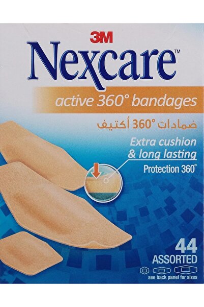 Nexcare 3M Active 360 Bandage, 19mm x 72mm, Pack of 10 – Flexible & Breathable
