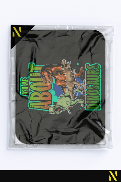 nilizma Ергономична подложка за мишка с динозавърска тематика и неплъзгаща се основа за дома и офиса