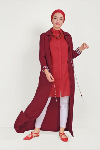 Alvina Beli Garned Hooded Cover 10168