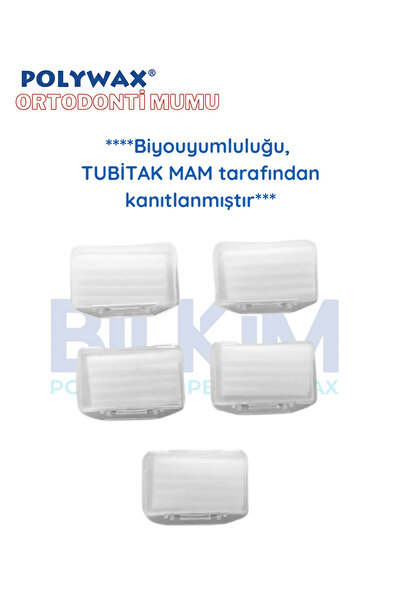 POLYWAX Kokusuz Ortodonti Mumu 5 Adet