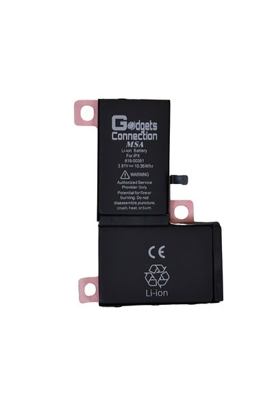 Gadgets Connection Replacement Battery for Apple iPhone X in Black