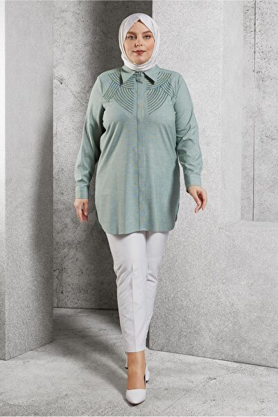 Alvina Τουνίκ πουκάμισο Plus Size - 20648