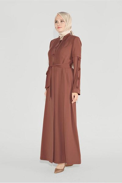 Alvina 10218 Model Judge Collar Top Coat